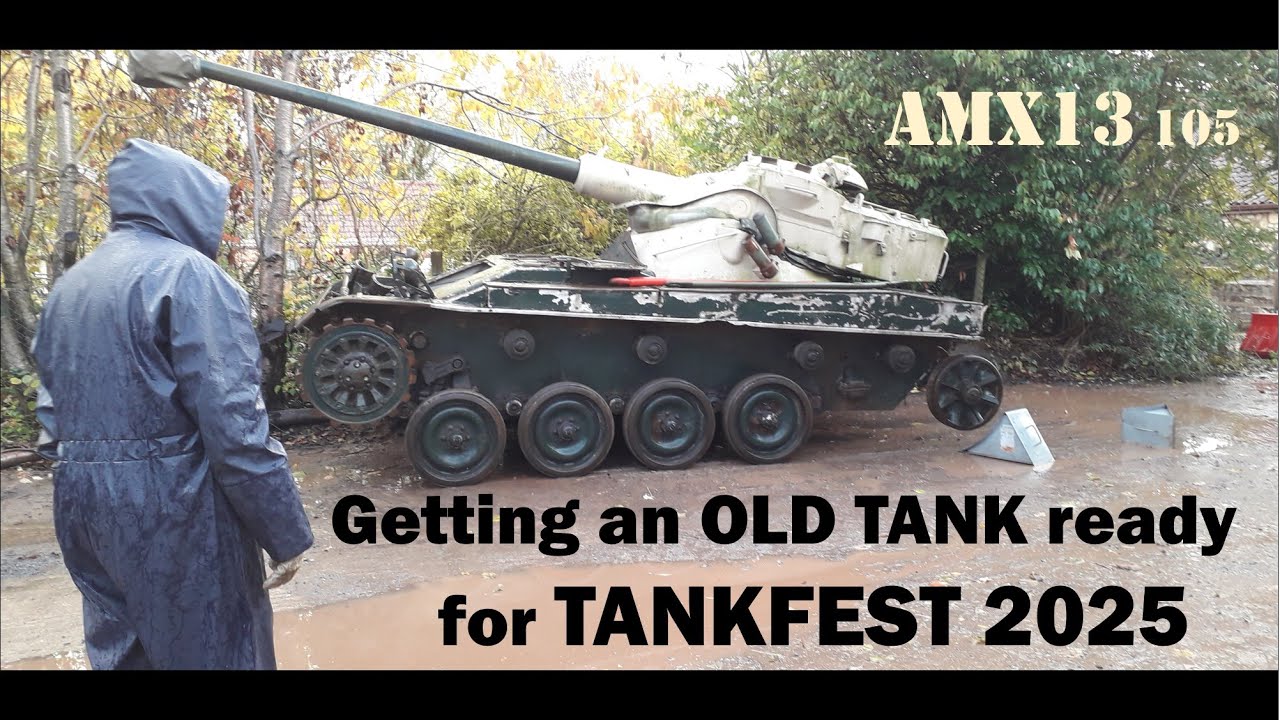 Tank, AMX13 105, preparation for TANKFEST 2025