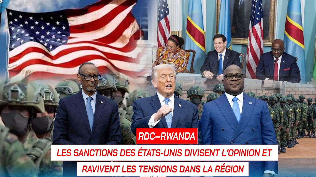 JT 13H: INSÉCURITÉ DANS L’EST: WASHINGTON SANCTIONNE KIGALI POUR SON SOUTIEN AU M23