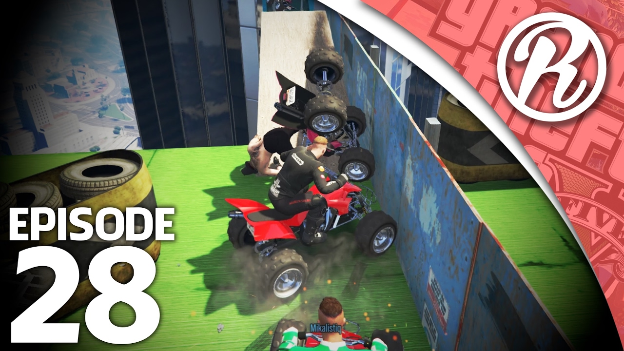 [GTA5] RACEN TEGEN DE CREW OP QUADS!! - Royalistiq | Funnies & Fails #28