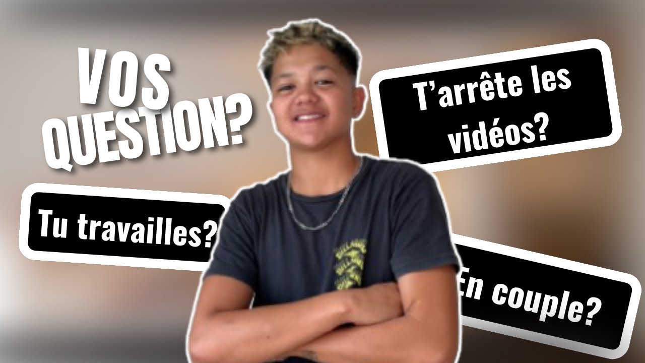 JE RÉPOND À VOS QUESTIONS! (Le comeback?)