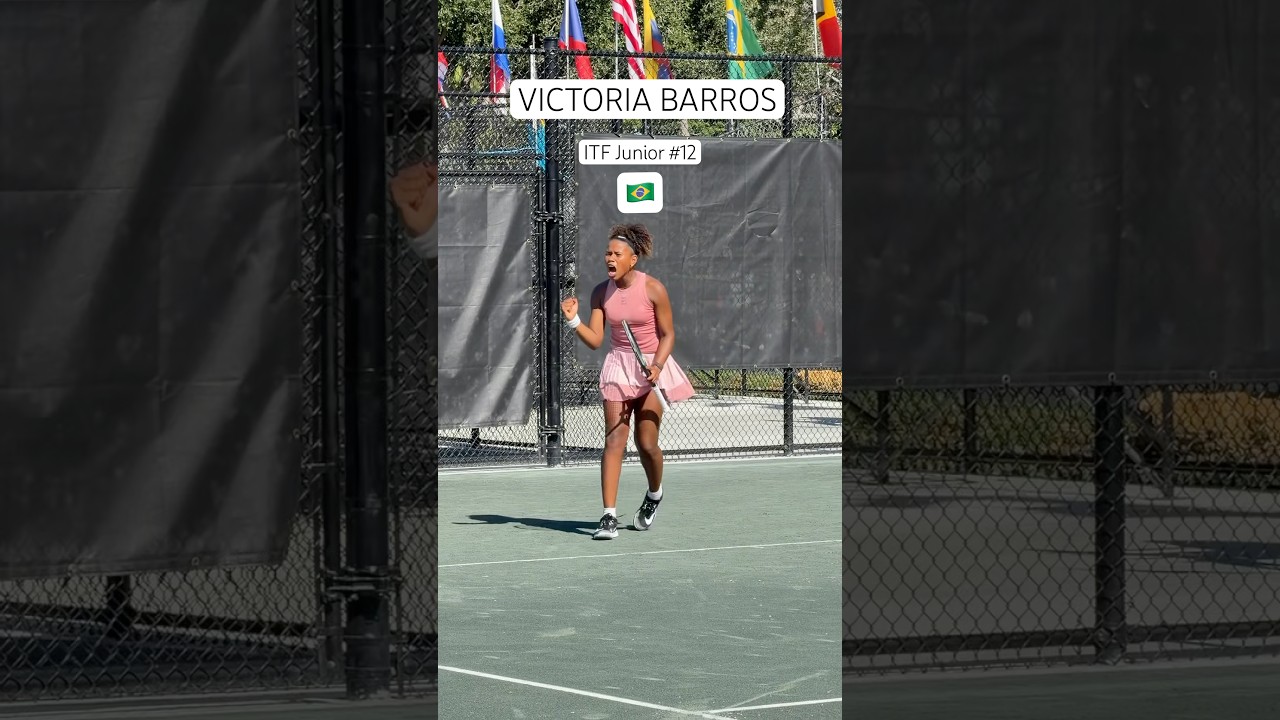 Top seed Victoria Barros wins a tight R1 at Orange Bowl &mdash; eyes set on breaking into the ITF Top 10.