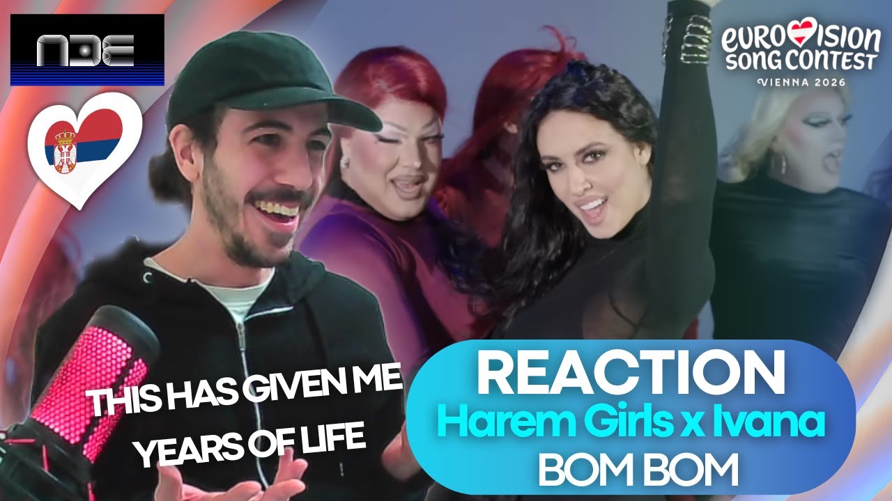 🇷🇸 REACTION to Harem Girls x Ivana - Bom Bom (SUBTITLED) | PZE 2026 | Serbia Eurovision 2026