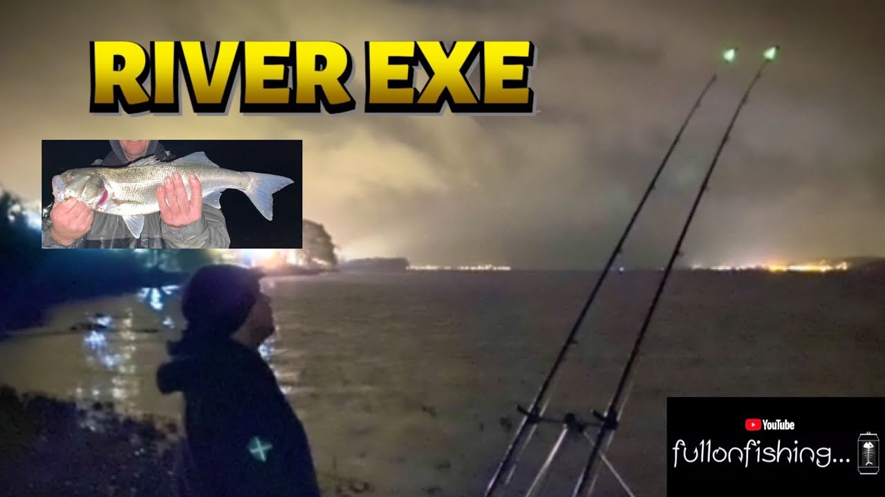 Fishing the RIVER EXE for BIG BASS. UK Devon Sea Angling 2022. Any flounder?
