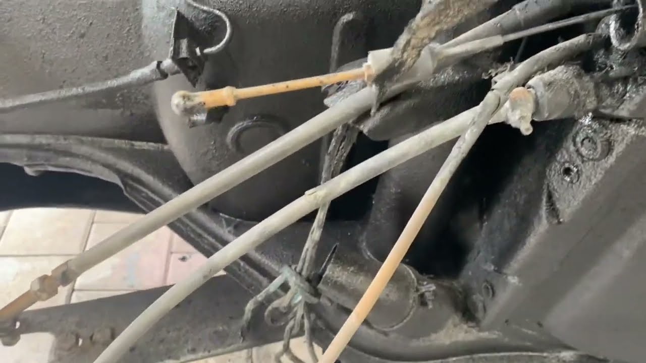 356 Porsche Brake cables restoration.