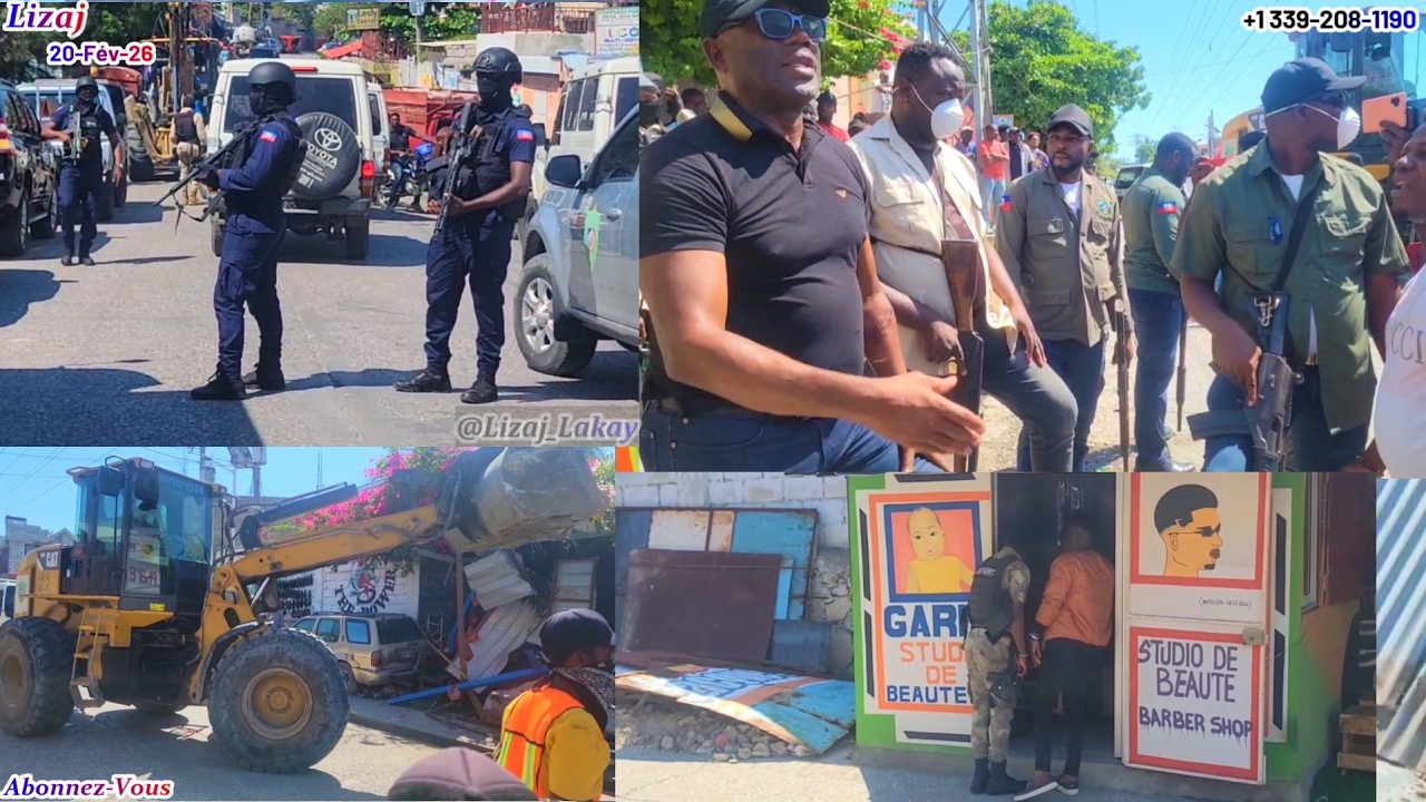 Lapolis ak Majistra Wilson Jeudi debake ak Traktè sou Delmas a ankò. Pòs Machan anba lavil imaj
