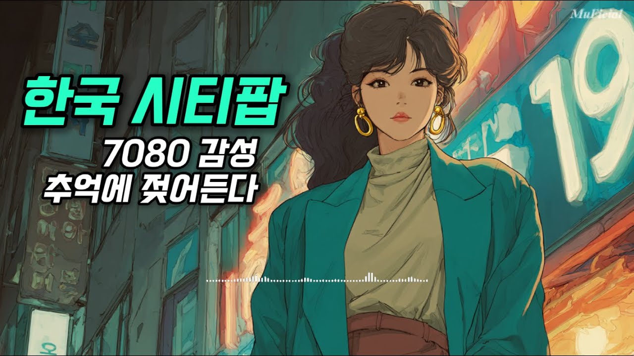 한국 시티팝 플레이리스트📼｜7080 복고 감성에 젖어든다