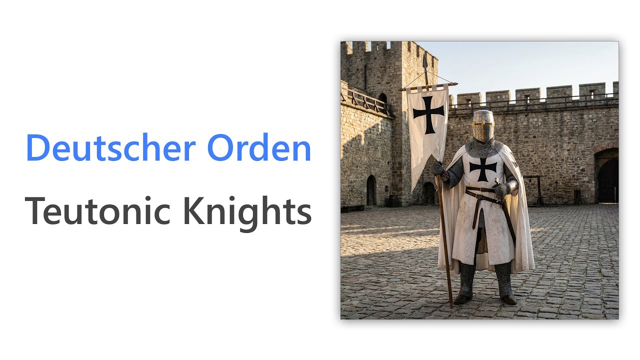 50 German Words for Teutonic Knights | Intermediate German Vocabulary | Wortschatz Deutscher Orden