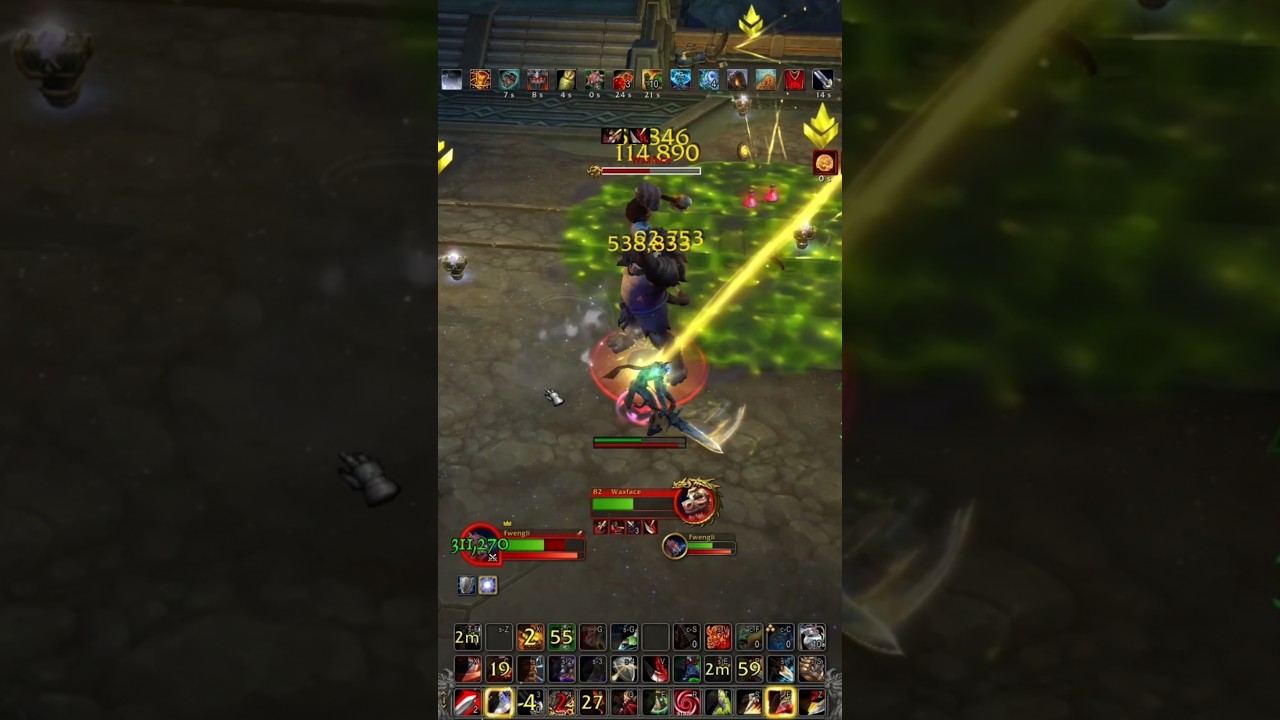 WoW TWW 11.1.7.6 colossus arms warrior pve The Waterworks Tier 10 Delve Waxface kill #1