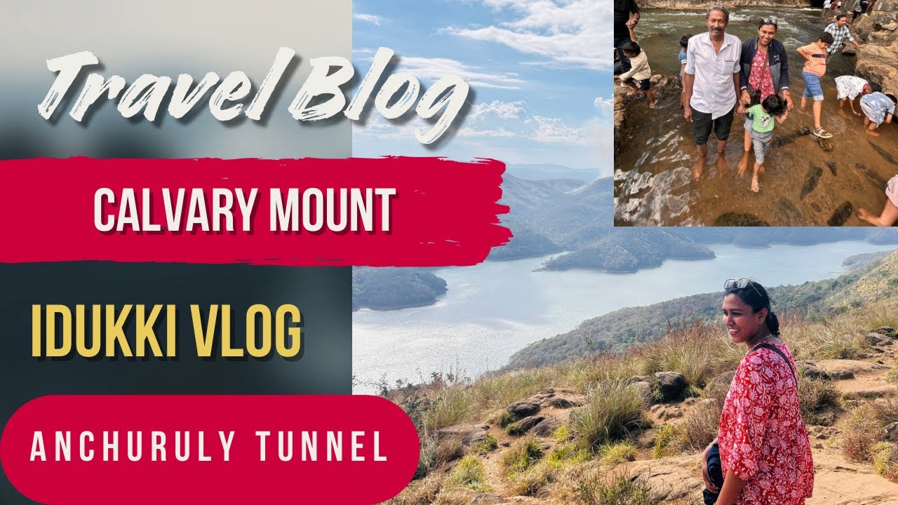 Calvary Mount View Point | Anchuruli Tunnel Waterfall | Idukki | Family Trip | കാൽവരി മൗണ്ട് Part 2
