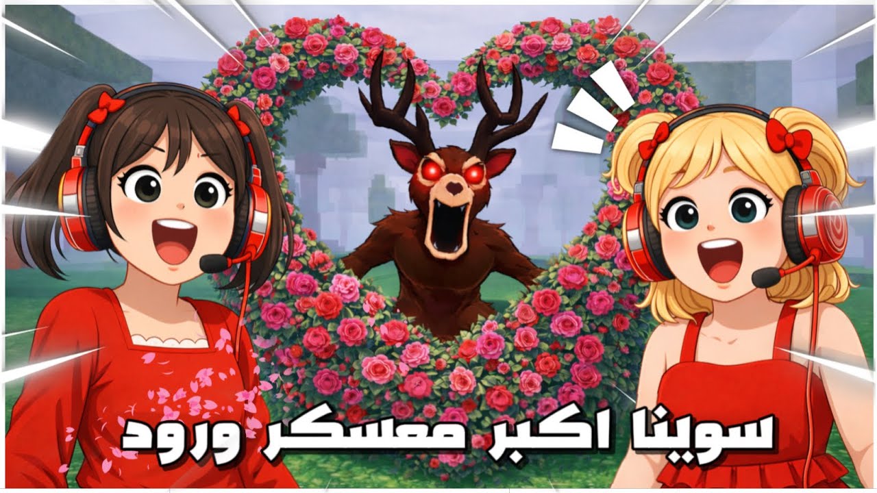 عملنا اكبر حديقة ورود في ماب 99 ليلة في الغابة 🌸🌺 | لولي و جوجي |