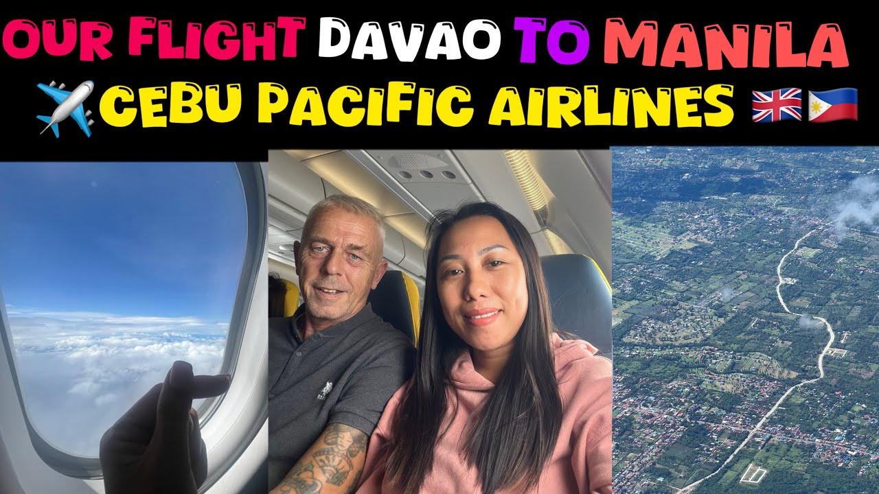 FLIGHT JOURNEY DAVAO TO MANILA  CEBU PACIFIC AIRLINES/ CHITCHAT WITH ME ☺️🥰