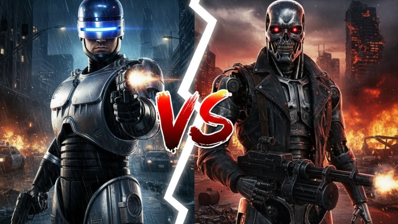 ¡LA JUSTICIA DE ACERO vs LA MÁQUINA DE MATAR! RoboCop vs Terminator: ¿Quién es el verdadero cyborg?