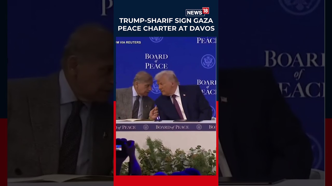 Trump, Pakistan PM Shehbaz Sharif Among Leaders Who Sign ‘Board of Peace Charter’ at Davos | N18S