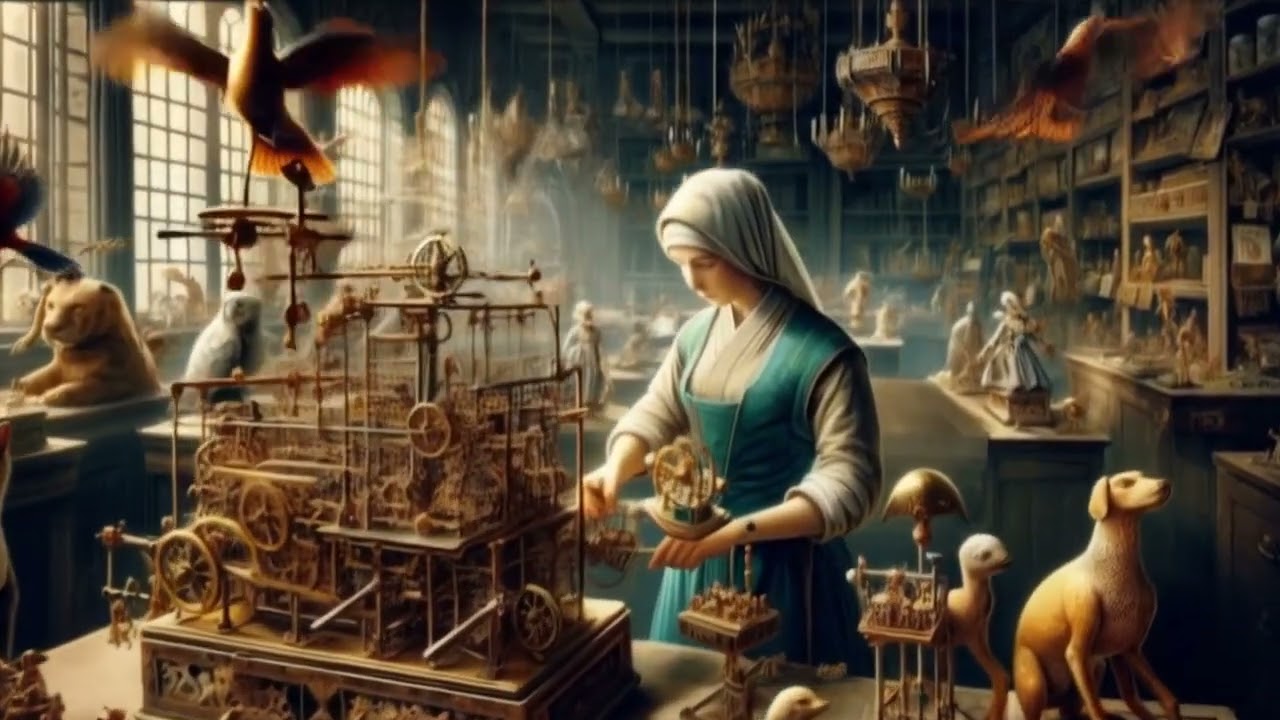 Automata Workshop in the 1700s