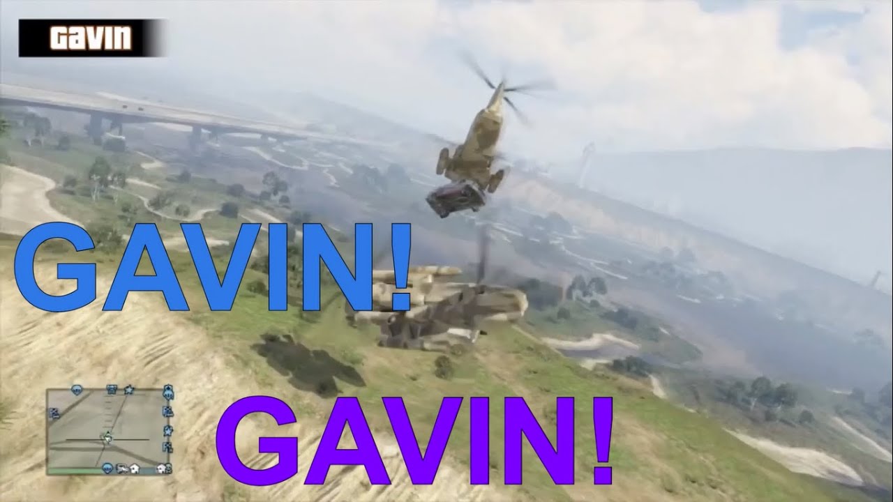 Achievement Hunter Shenanigans: Gavin And The Cargobob Accident