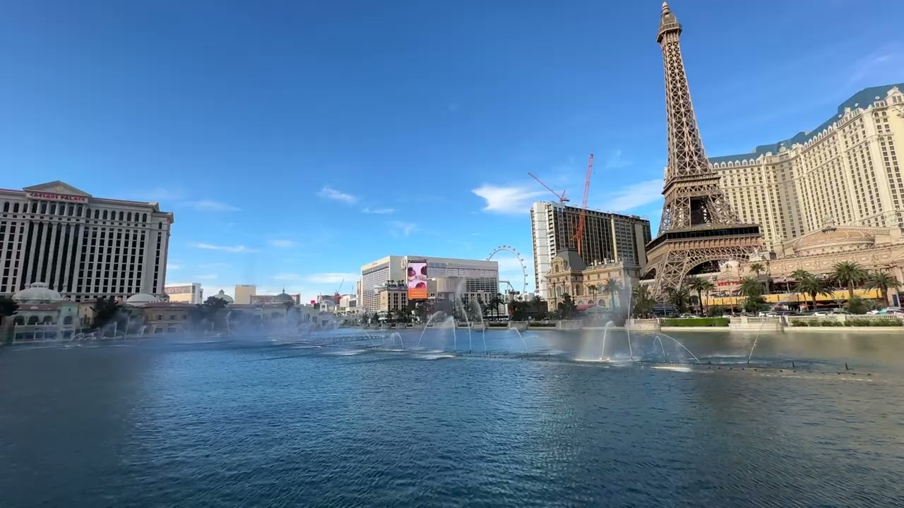 Bellagio Fountain Daytime Show || Las Vegas