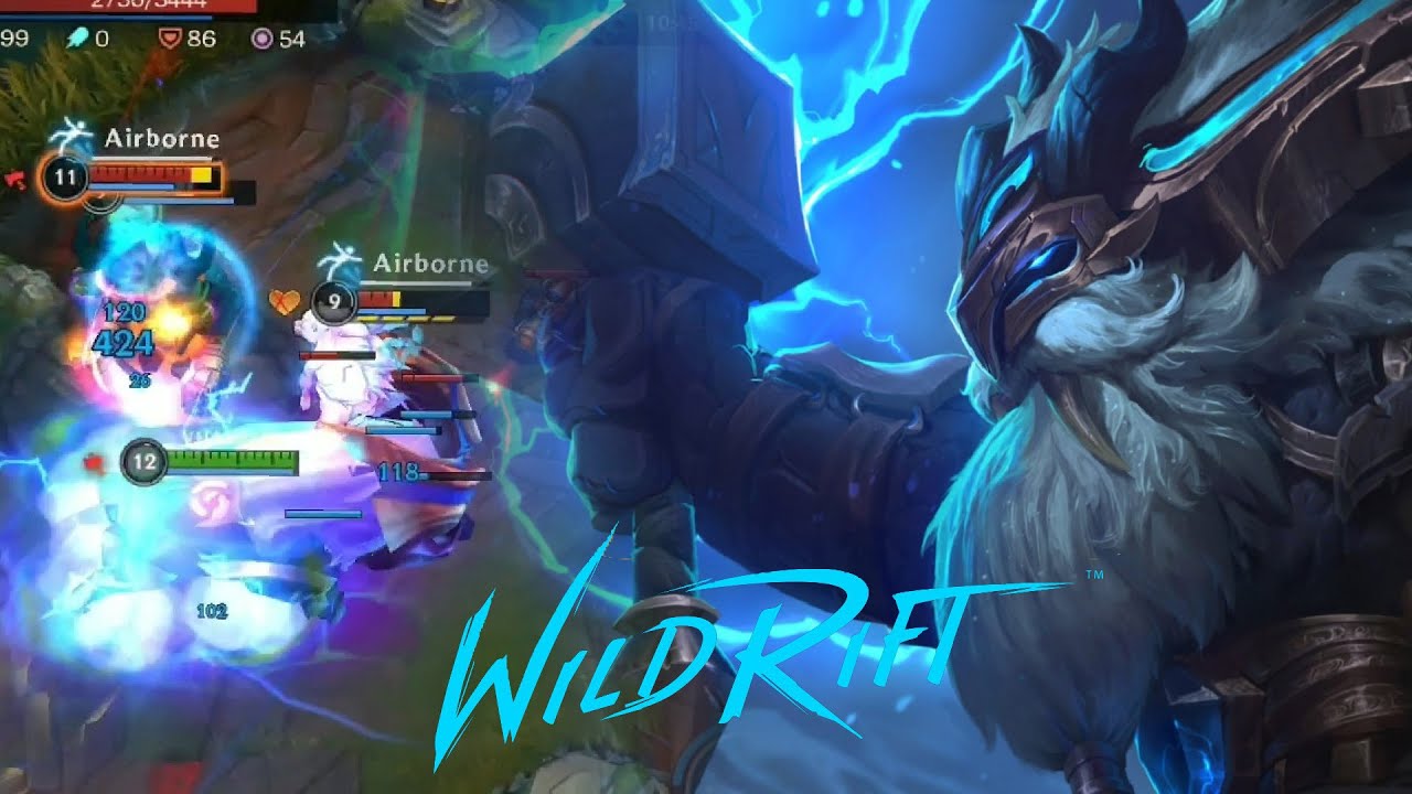 THUNDER LORD ORNN GAMEPLAY | NEW CHAMPION & SKIN (Build & Runes) - Wild Rift