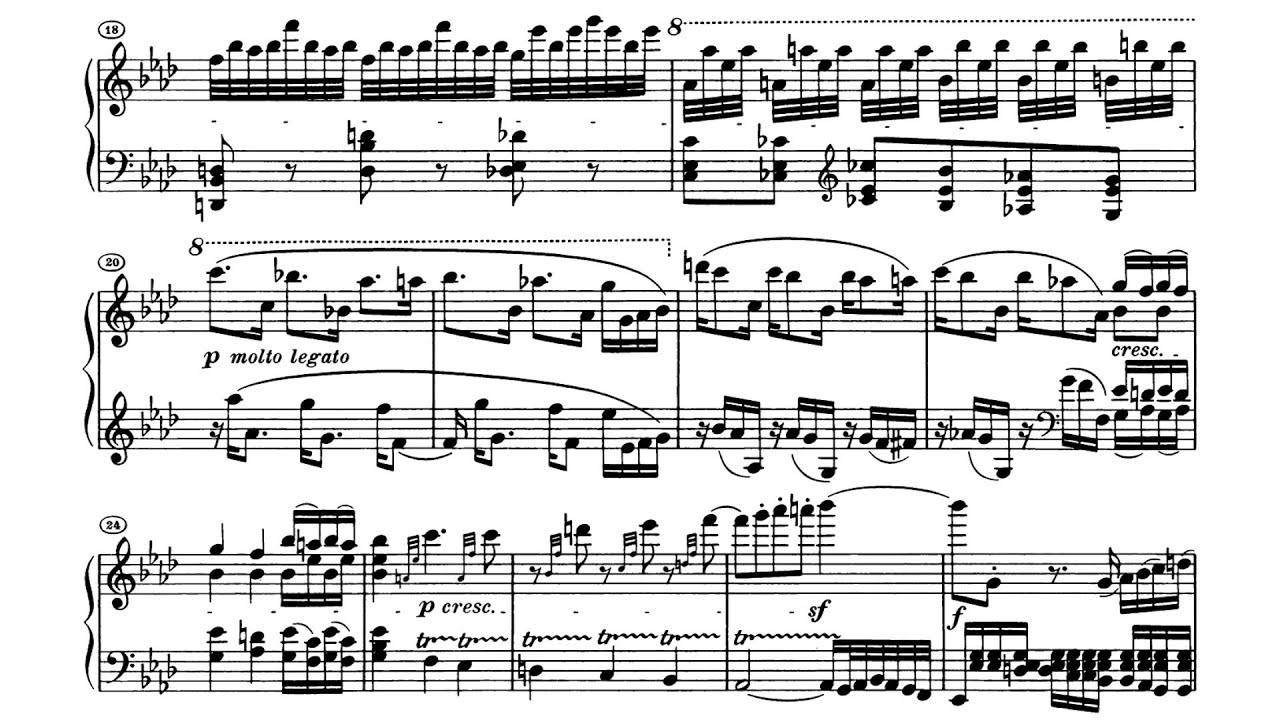 Beethoven - Piano Sonata No. 31 in A-flat major, op. 110 (Audio+Sheet) [Arrau]