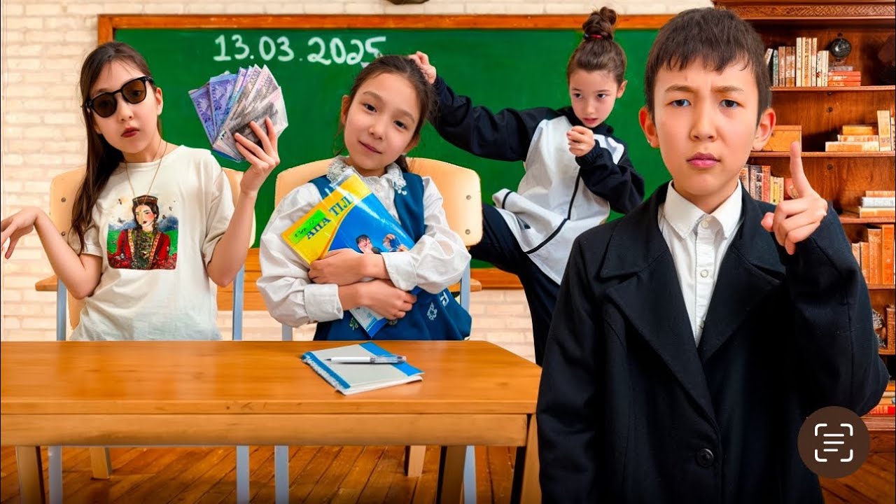СЫНЫПТАСТАР🧑🏻‍🏫📚КӘУСАР МЕН АҚБОТА ІҢКӘРҒА ПРИКОЛ ҰСТАП, ЖЫЛАТТЫ🤯😰|МИНИ-ФИЛЬМ🎬@АУЫЛДАНСӘЛЕМ