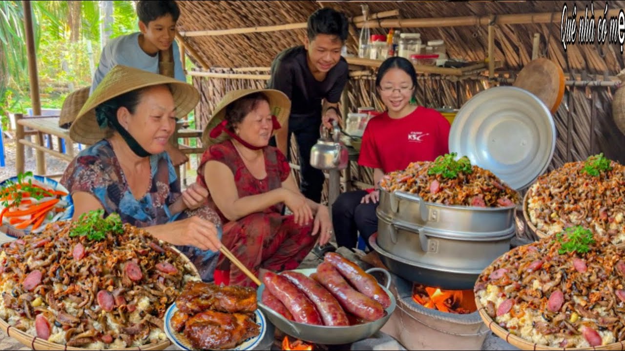 Xôi Bát Bửu Thịt Xá Xíu, Hạt Sen | Hương Vị Món Ngon Quê Nhà Những Ngày Giáp Tết || Tet dishes