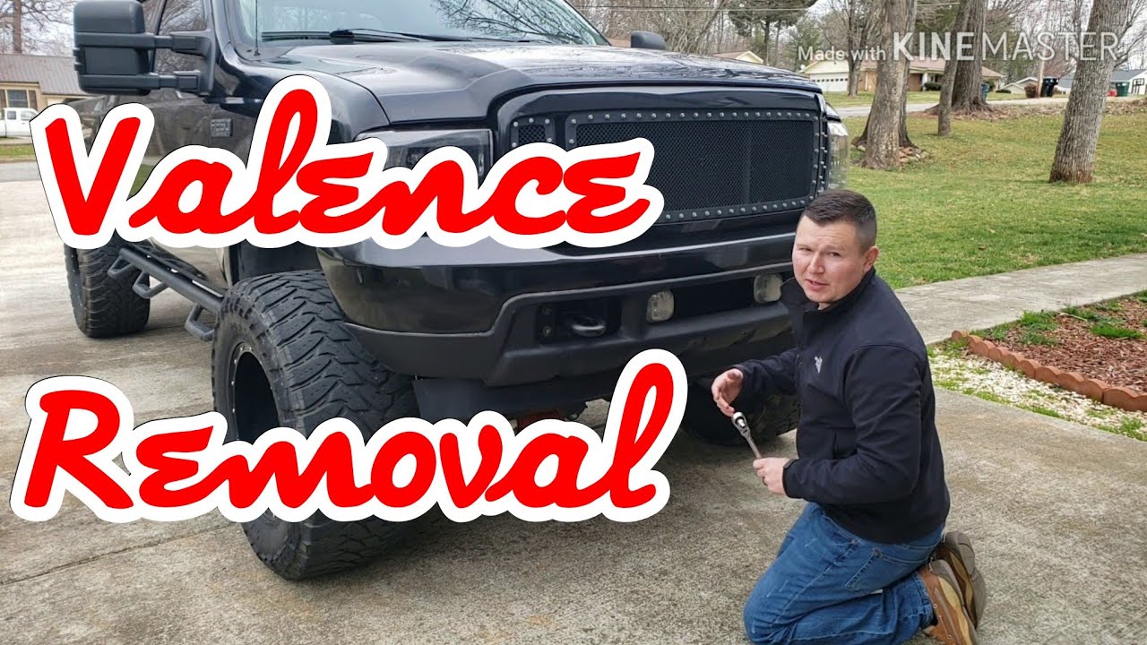 Ford Superduty Valence Removal