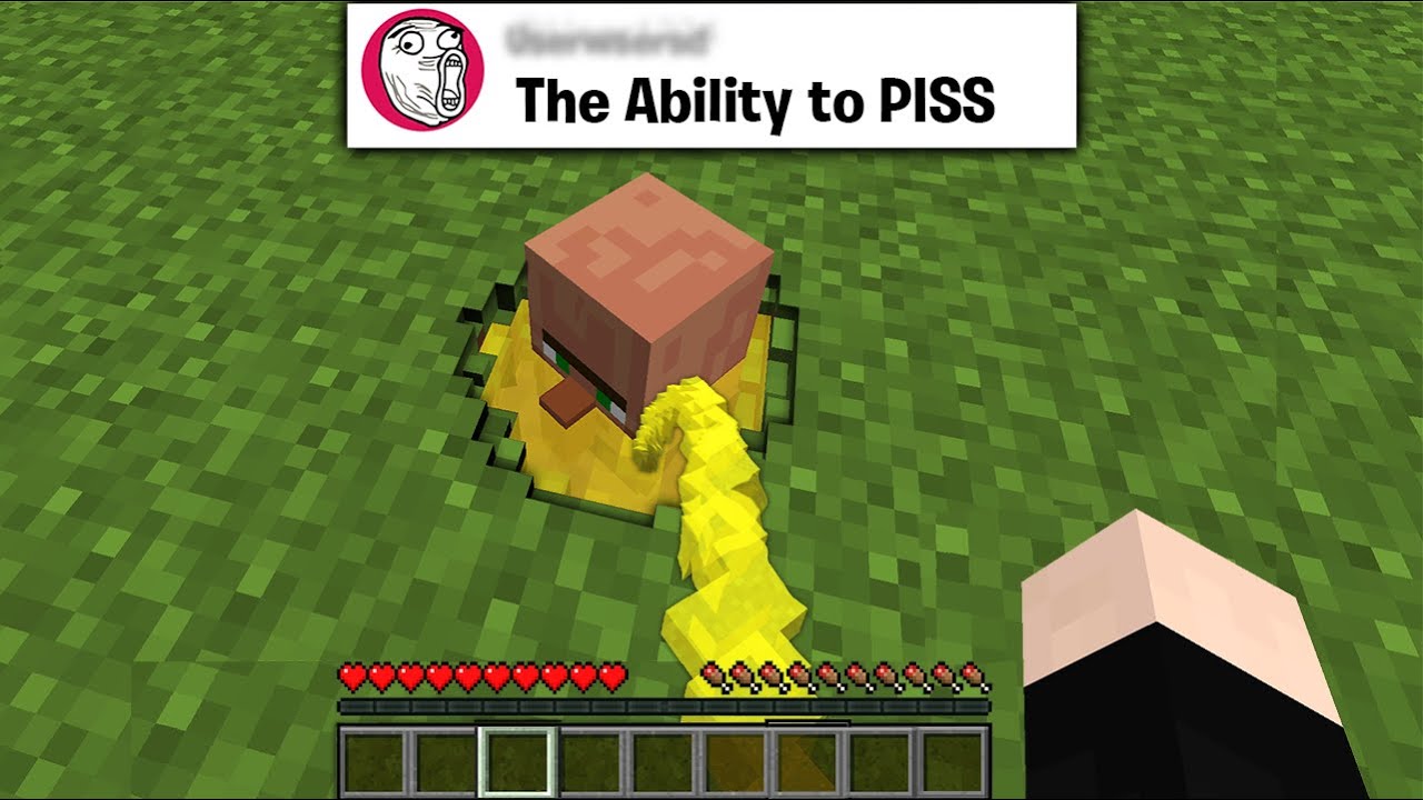 Я добавил ваши УЖАСНЫЕ идеи Minecraft