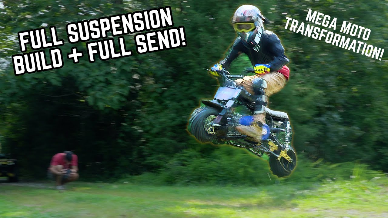 Fixing the Fatal Flaw of the Best BUDGET Mini Bike! Mega Moto Full Suspension Kit