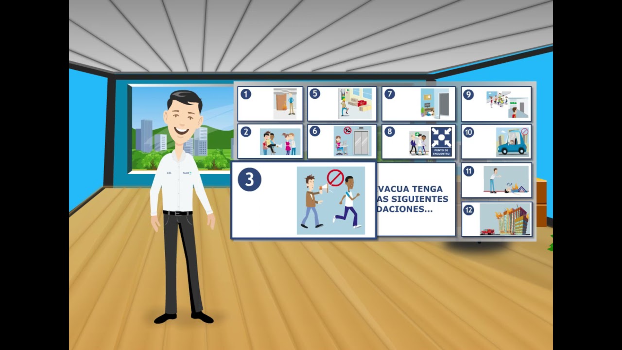 DURANTE conato incendio empresa