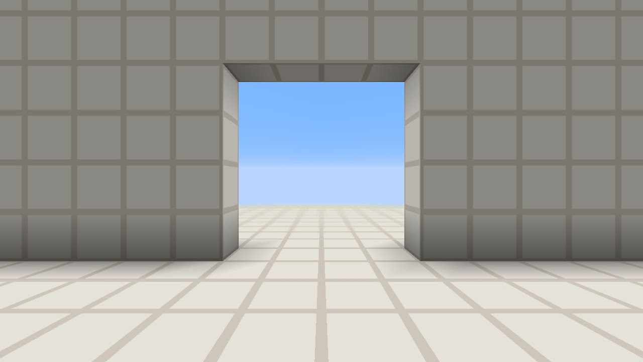 Minecraft First 1 wide 4X4 Hipster Door [Showcase]