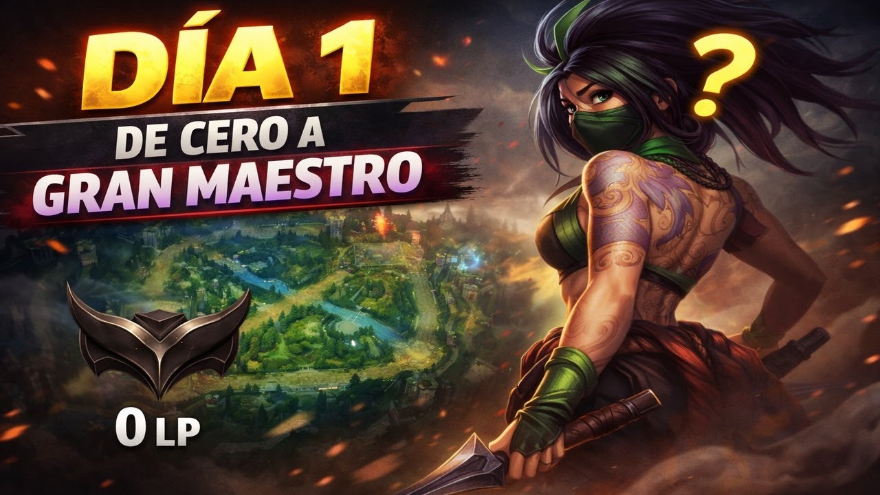 De Cero a Gran Maestro en League of Legends: Día #1