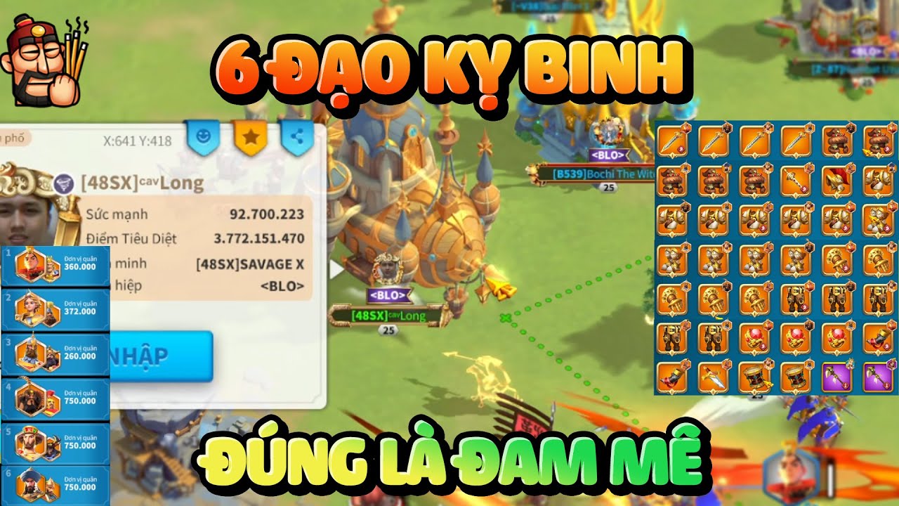 Dân Chơi Chỉ Cần Nhìn Tên Là Biết Đam Mê Loại Quân Gì - Ghép 6 Đạo Kỵ Binh Rise of Kingdom