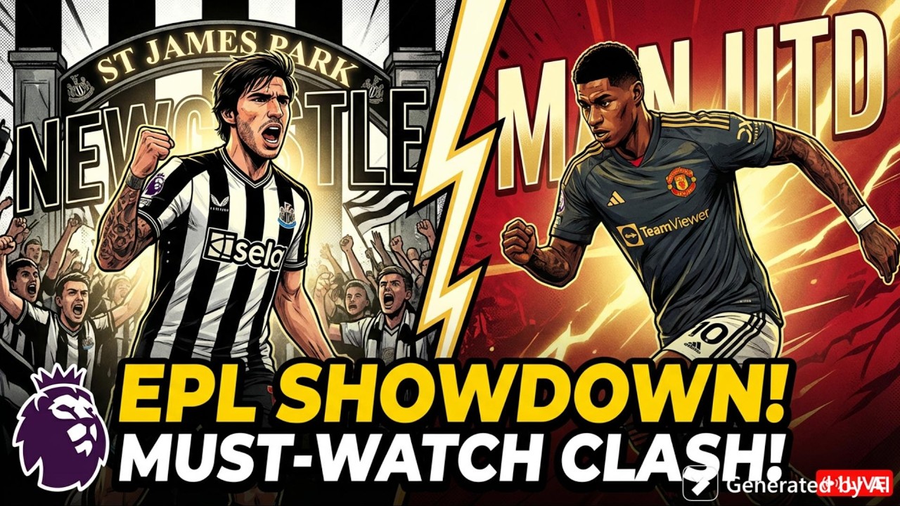 Newcastle United vs Manchester United Premier League Clash!