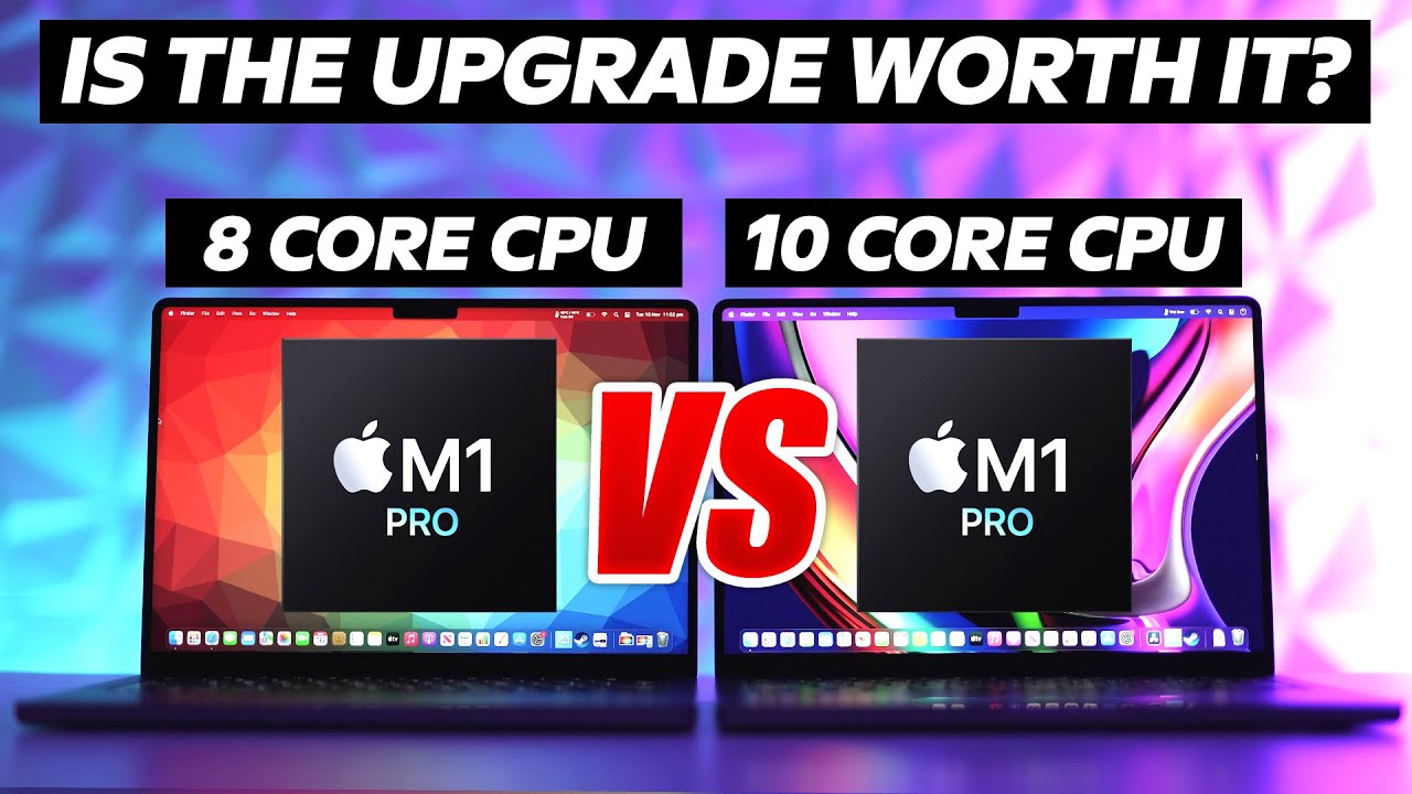 M1 Pro MacBook - 8 Core CPU vs 10 Core CPU