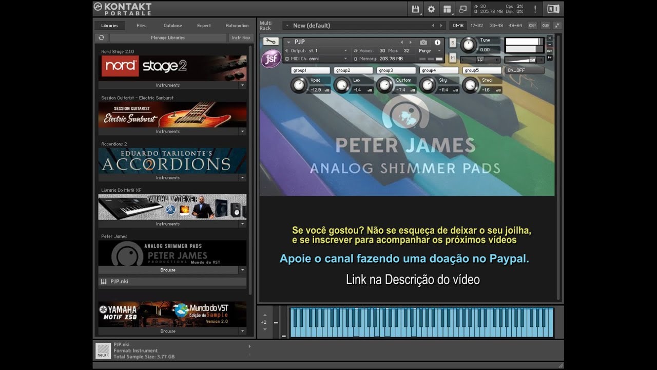 Review Analog Shimmer - Pads Peter James