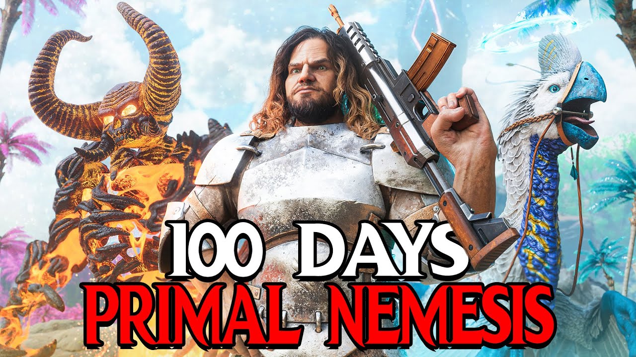 I Spent 100 Days Beating Ark PRIMAL NEMESIS