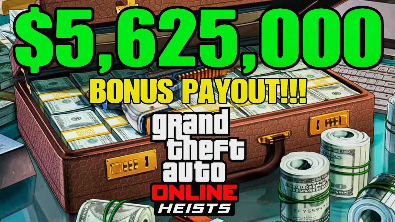 GTA Online &mdash; ОГРОМНАЯ ВЫПЛАТА ЗА ОГРАБЛЕНИЕ $5 625 000 БОНУС!!! Еженедельное обновление!