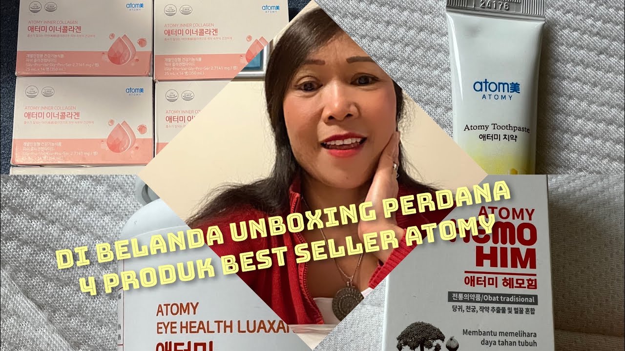 DI BELANDA UNBOXING PERDANA 4 PRODUK BEST SELLER ATOMY SECARA GLOBAL / PRODUK KESAYANGAN KELUARGAKU