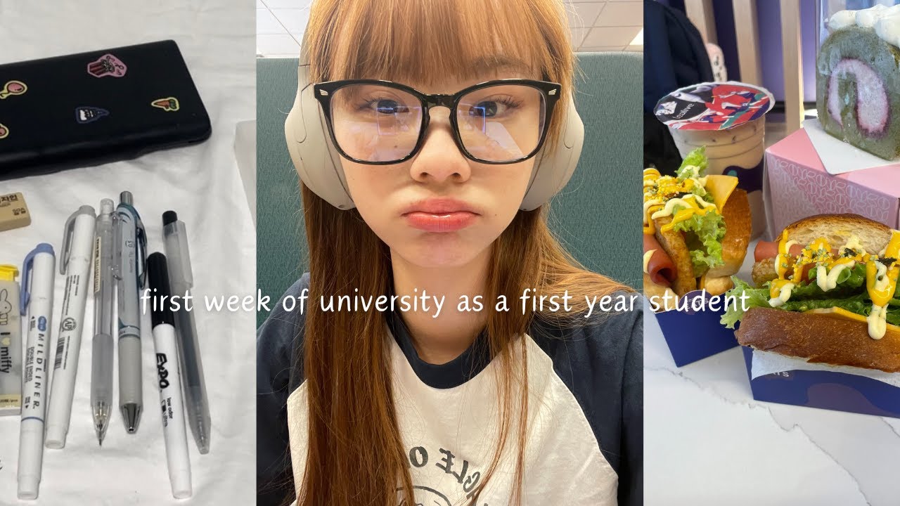 first week of university as a first year student: grwm, what’s in my bag, unboxing 👜🎒VLOG