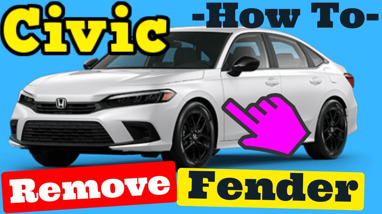 Honda Civic — Как снять крыло 2022 2023