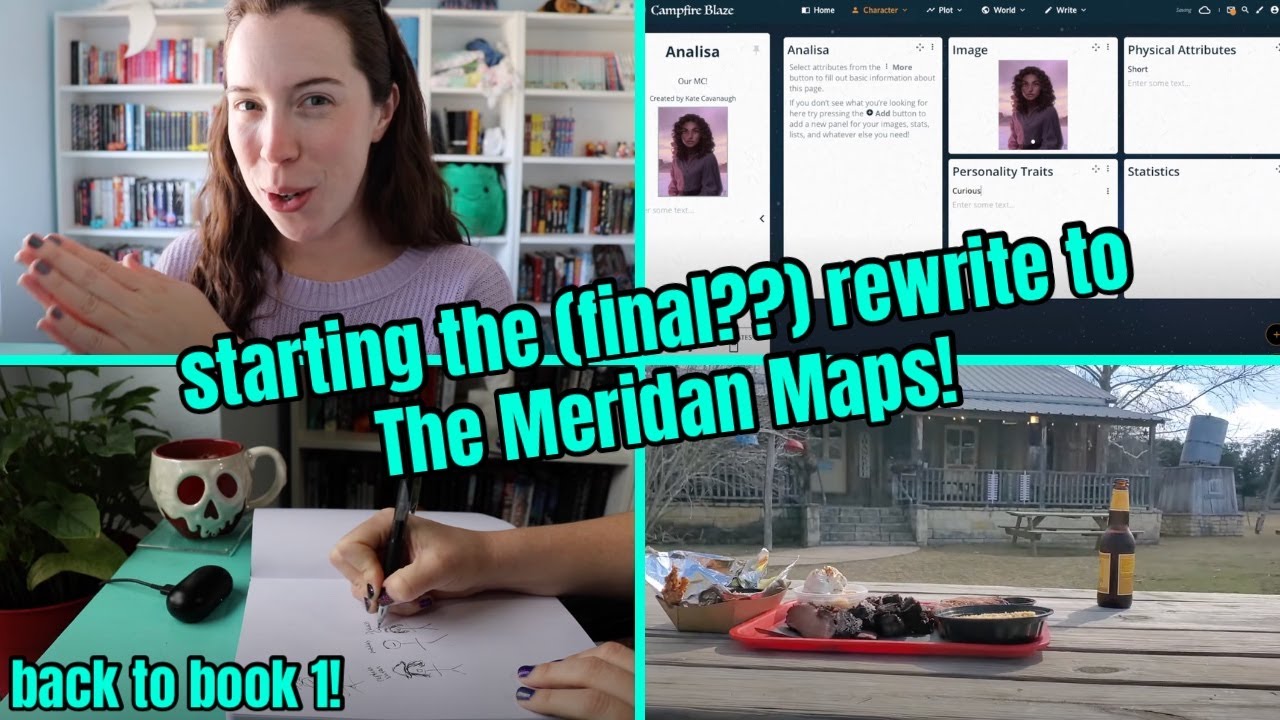 REWORKING MY FIRST EVER SERIES // a re-introduction to The Meridian Maps // with Campfire Blaze!