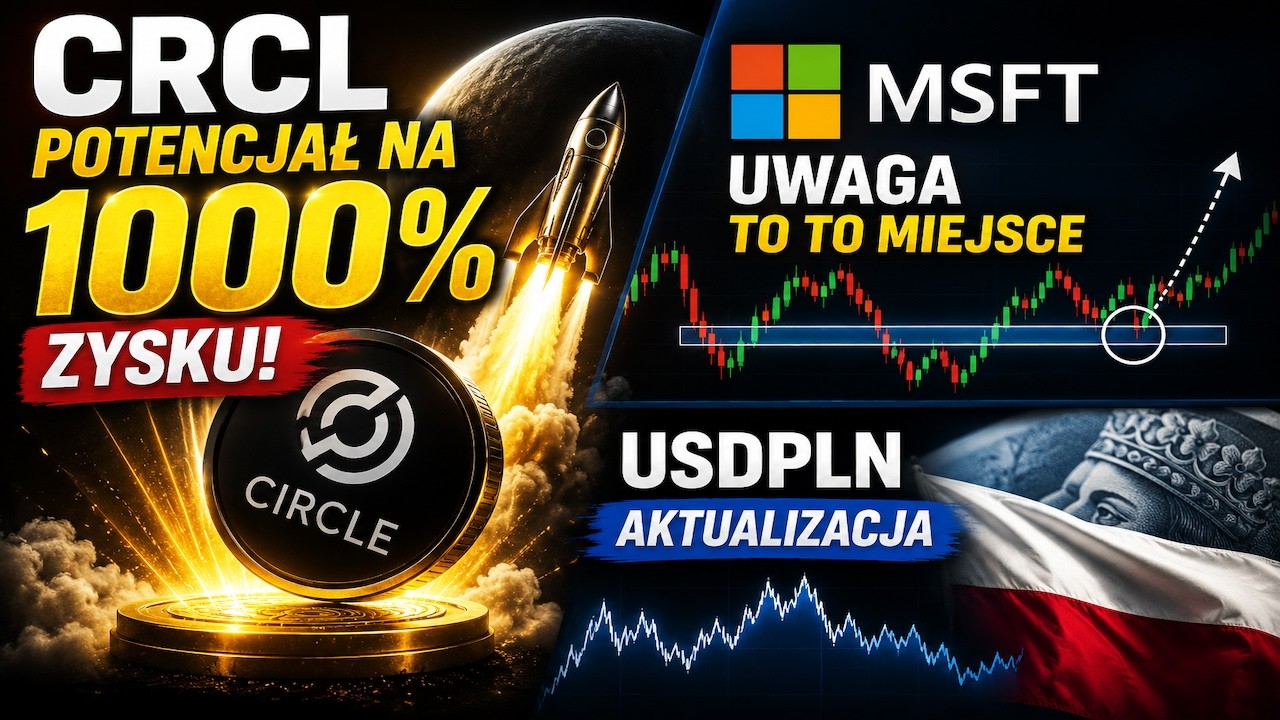 CRCL - Potencjał na 1000% zysku. Microsoft - ważne miejsce. Dolar aktualizacja - analiza techniczna