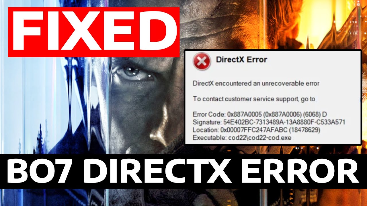 How To Fix Black Ops 7 DirectX Encountered An Unrecoverable Error 0x887A0005