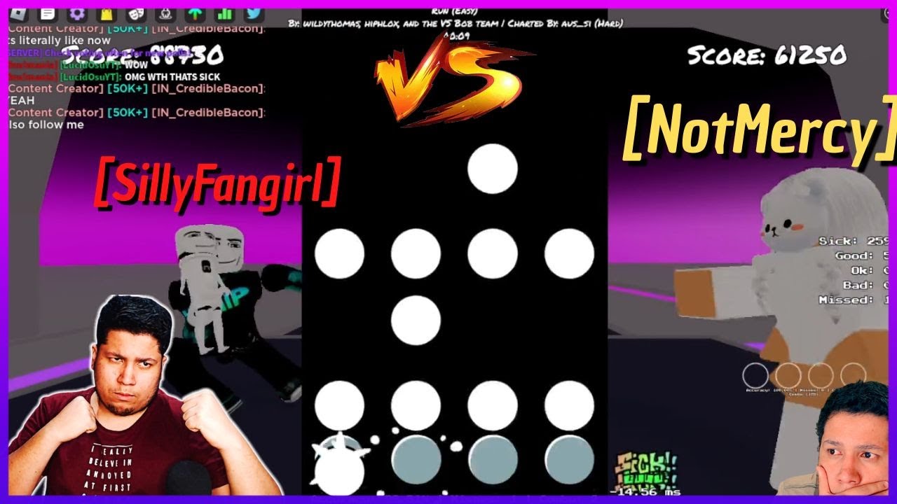 SillyFangirl против @NotMercy! Самый востребованный бой 1 на 1 в FUNKY FRIDAY!