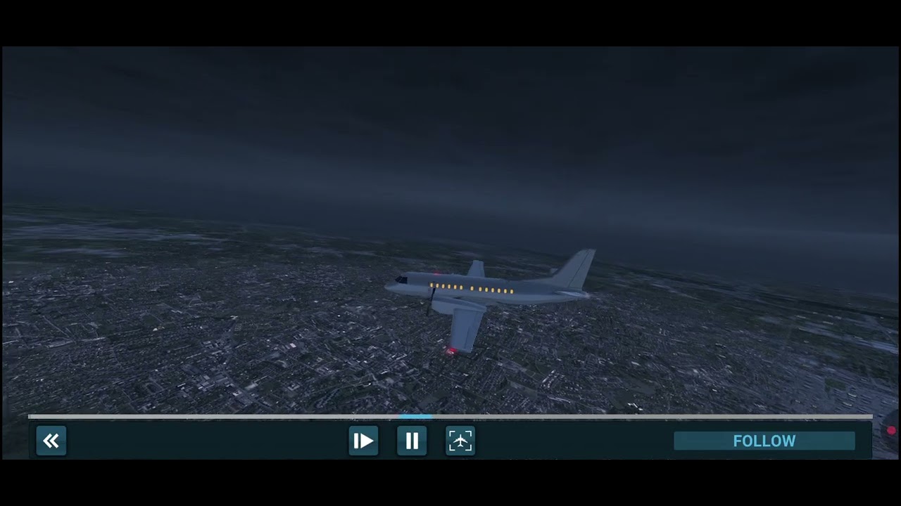 Flight Pigeon Airlines SAAB 340                  FULL TAKEOFF Chicago   🛫   Minneapolis