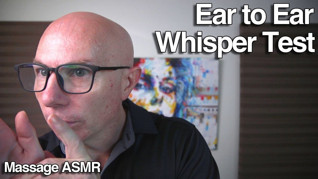 ASMR Ear to Ear Whisper Test for Live Events