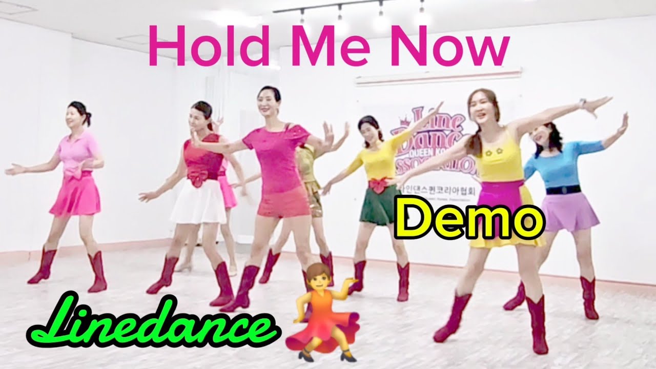 🌹11  Hold Me Now Linedance(Improver) - Demo 🌺 홀드 미 나우 라인댄스💃
