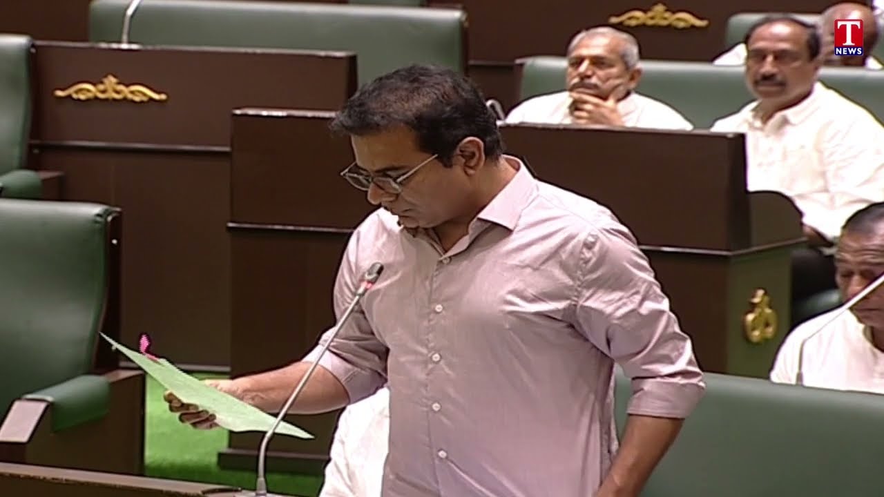 Minister KTR About Iconic Flyover at Musi River | Assembly 2023 | T News