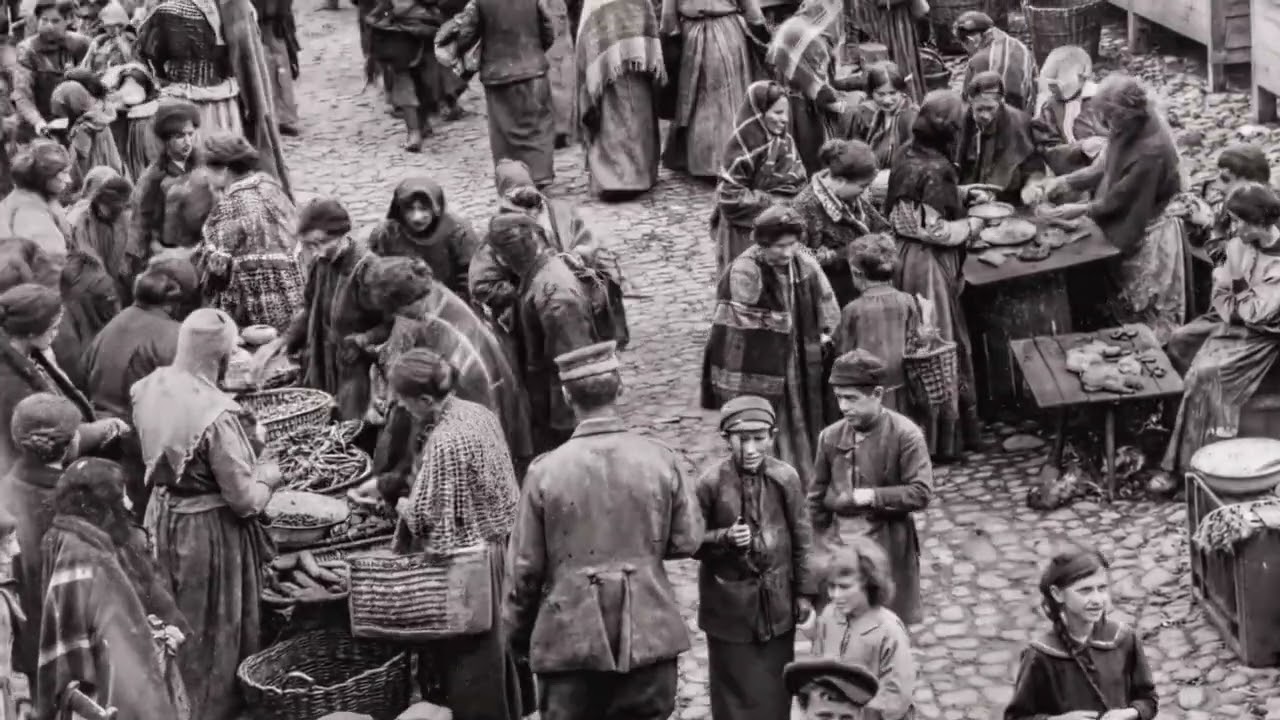Sierpc - Rynek: Polacy i Żydzi 1915   #Sierpc #bagnowka #ThePlace