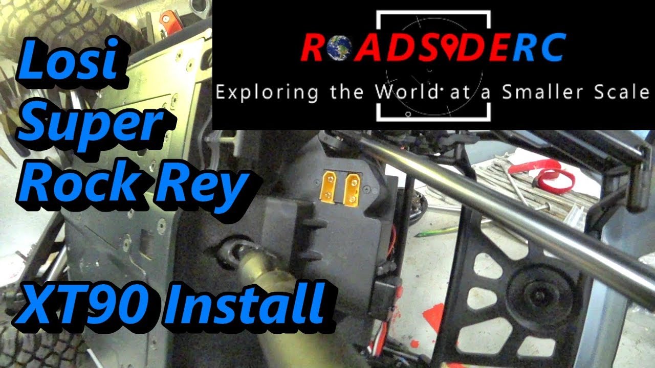 Losi Super Rock Rey XT90 Install