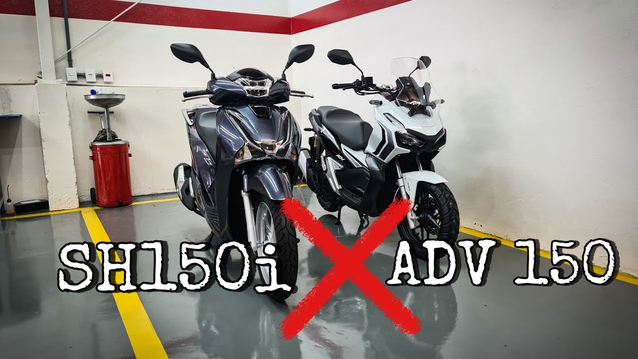 COMPARATIVO SH150i E ADV 150, QUAL A MELHOR?